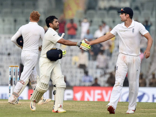Cook congratulates Nair
