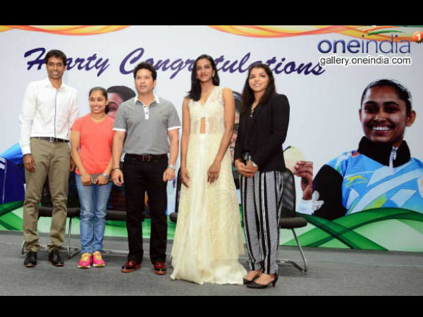 PV Sindhu, Sakshi Malik and Dipa Karmakar
