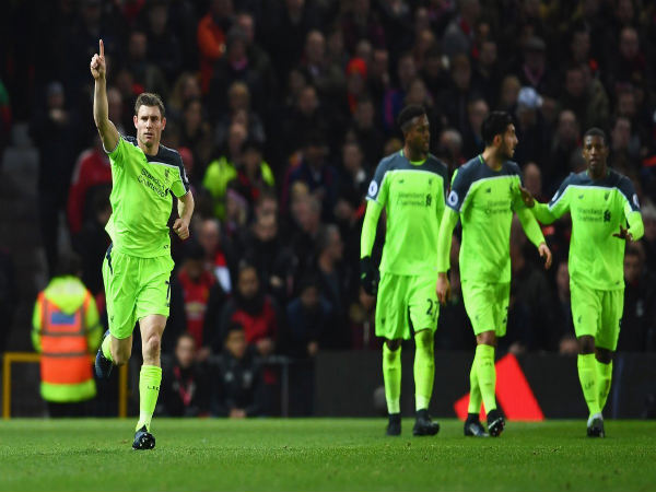 James Milner celebrate