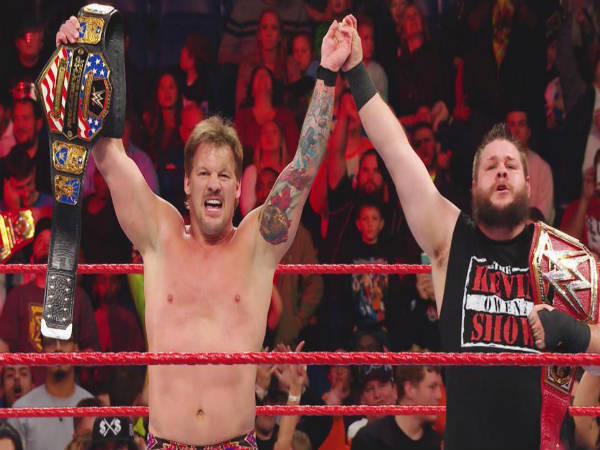 Jericho became the new US champion (image courtesy WWE.com) Jericho became the new US champion (image courtesy WWE.com)