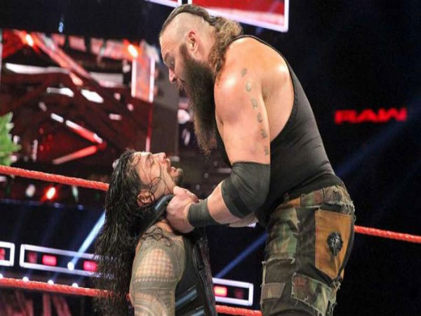 Braun Strowman (right) and Roman Reigns (Image courtesy: WWE Twitter handle) Braun Strowman (right) and Roman Reigns (Image courtesy: WWE Twitter handle)