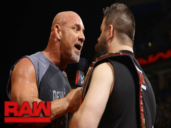 Goldberg (left) and Kevin Owens (Image courtesy: Youtube) Goldberg (left) and Kevin Owens (Image courtesy: Youtube)