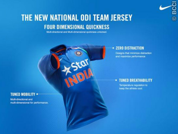 Key features of Team India jersey