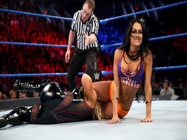 Nikki Bella (right) Vs Natalya (Image courtesy: wwe.com) Nikki Bella (right) Vs Natalya (Image courtesy: wwe.com)