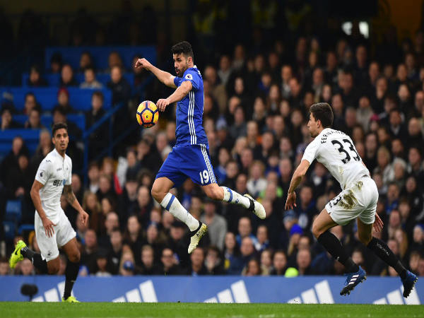 Diego Costa netted the winner for Chelsea (Image courtesy: Chelsea Twitter)