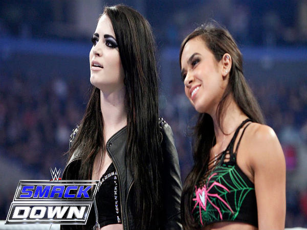 Paige (left) and AJ Lee (Image courtesy: Youtube) Paige (left) and AJ Lee (Image courtesy: Youtube)