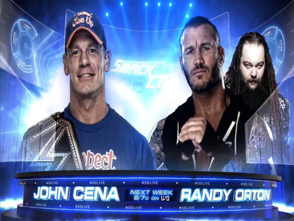 John Cena Vs Randy Orton (Image courtesy: WWE Twitter) John Cena Vs Randy Orton (Image courtesy: WWE Twitter)
