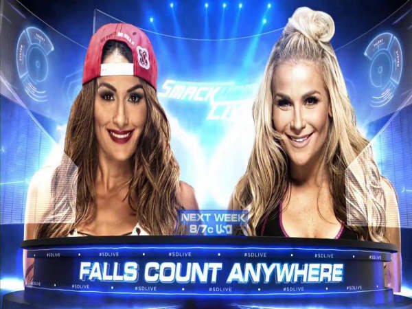 Nikki Bella Vs Natalya (Image courtesy:WWE Twitter) Nikki Bella Vs Natalya (Image courtesy:WWE Twitter)