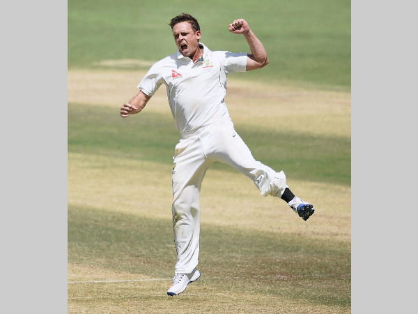 Steve O'Keefe is ecstatic after dismissing Kohli in 2nd innings of 1st Test