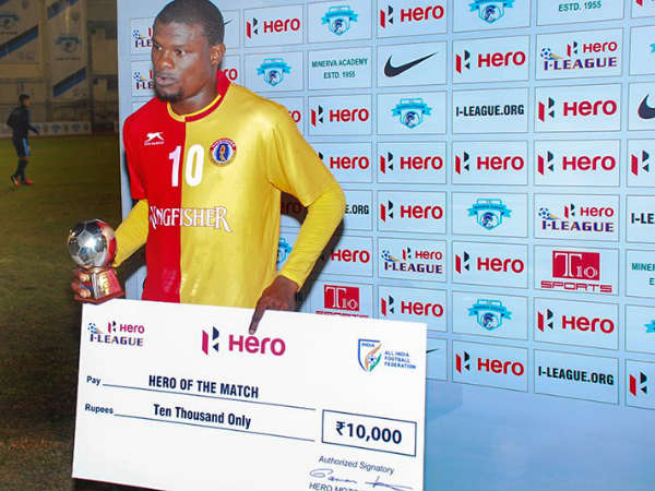 Wedson Anselme (Image courtesy: East Bengal Twitter handle)