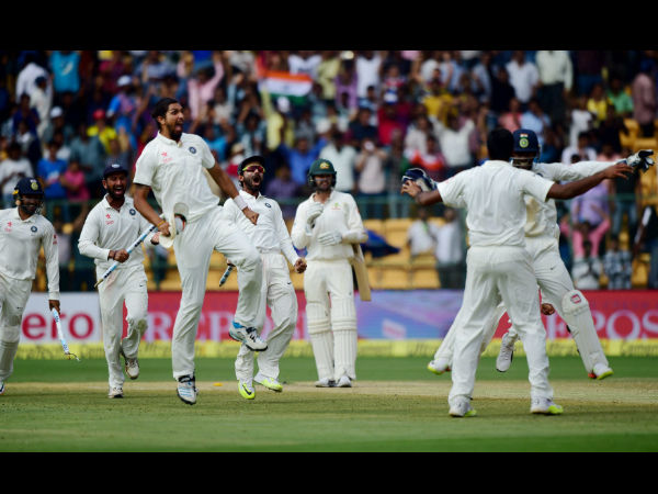 India's second consecutive win over Australia in Bengaluru