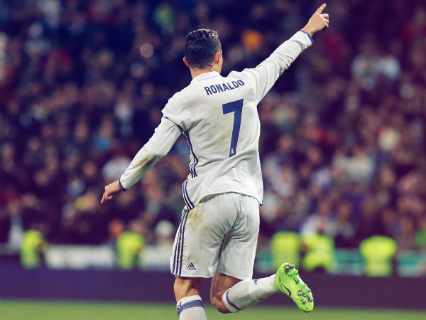 Cristiano Ronaldo celebrates (Image courtesy: Real Madrid Twitter handle) Cristiano Ronaldo celebrates (Image courtesy: Real Madrid Twitter handle)