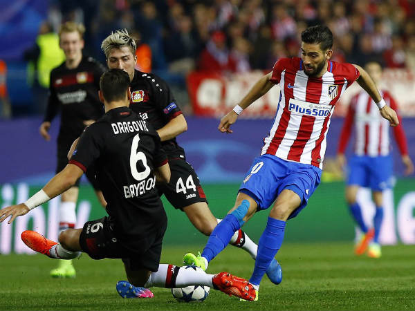 Atletico Madrid Vs Bayer Leverkusen (Image courtesy: Atletico Madrid Twitter handle)