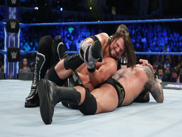 AJ Styles (left) Vs Randy Orton (Image courtesy: wwe.com) AJ Styles (left) Vs Randy Orton (Image courtesy: wwe.com)