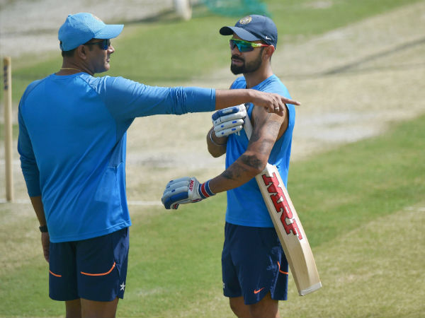 Virat Kohli practicing at Dharamsala