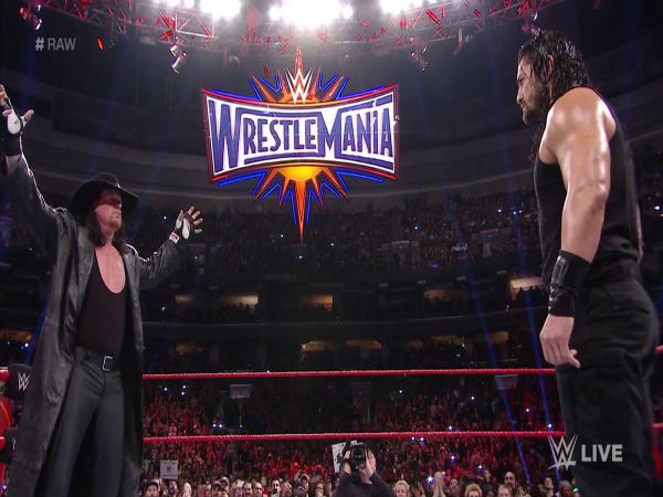 The Undertaker (left) and Roman Reigns (Image courtesy: Twitter) The Undertaker (left) and Roman Reigns (Image courtesy: Twitter)