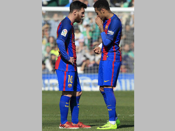 File photo: Lionel Messi (left) and Neymar File photo: Lionel Messi (left) and Neymar