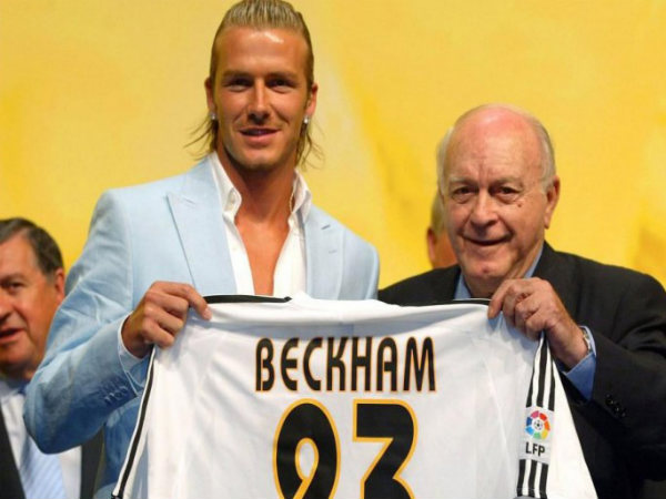 David Beckham joined Real Madrid in 2003