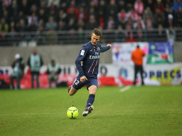 David Beckham's last club was PSG (Image courtesy: PSG Twitter handle)
