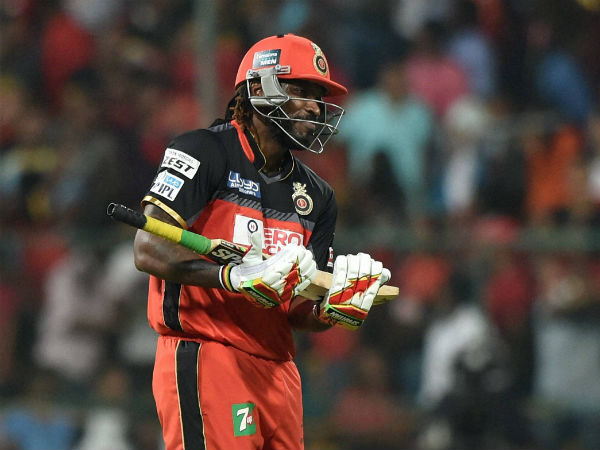 1. Chris Gayle (Kolkata Knight Riders, Royal Challengers Bangalore)
