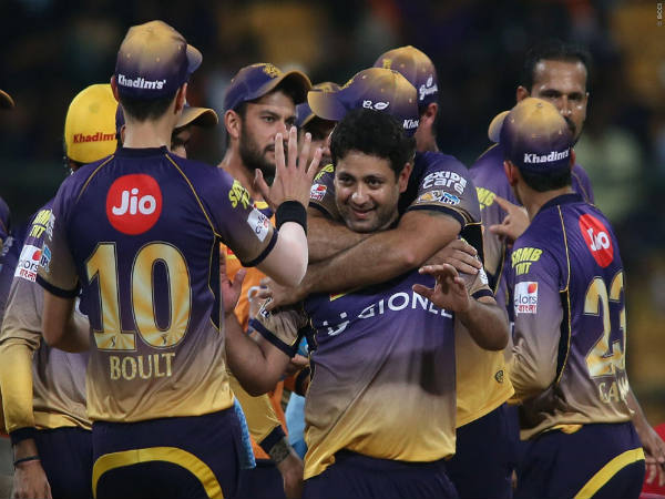 KKR players celebrate (Image courtesy: BCCI)