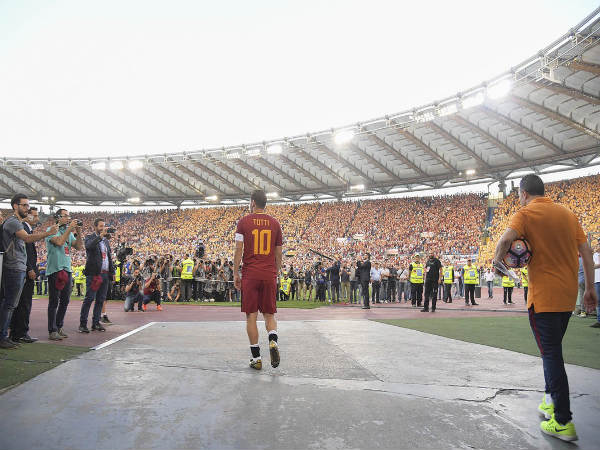 Frances Totti one last time at Stadio Olimpico
