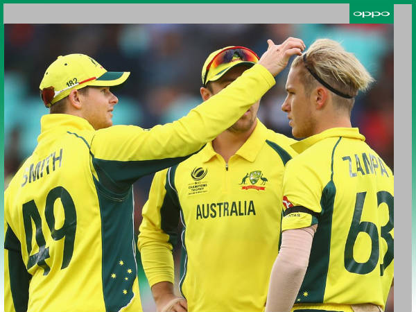 Adam Zampa bowled for the first time in the 35th over