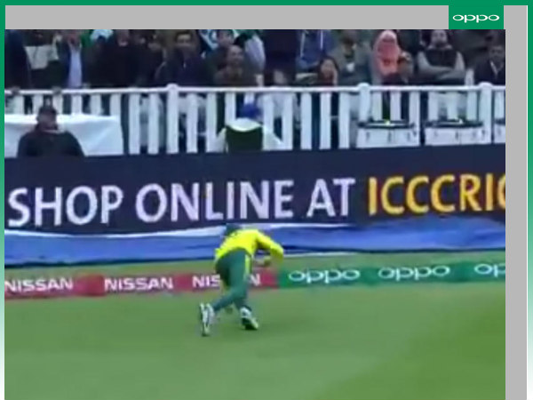 5. Imran Tahir takes a brilliant diving catch in the deep 