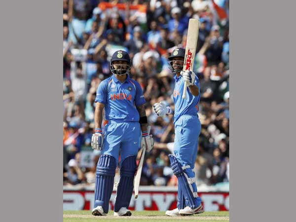 Half century for Shikhar Dhawan