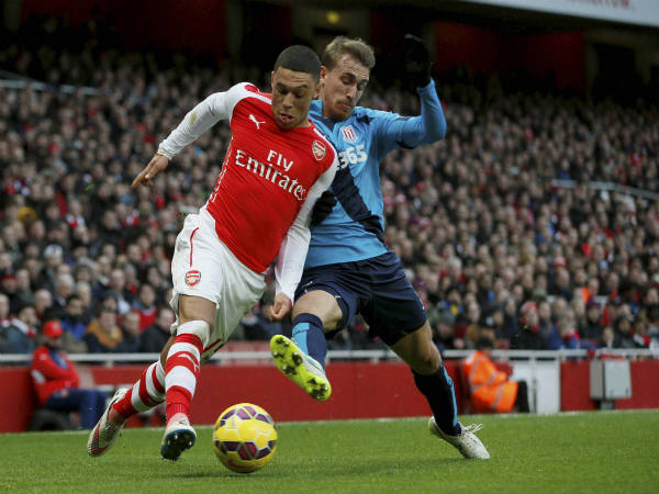 File photo: Alex Oxlade-Chamberlain (left) File photo: Alex Oxlade-Chamberlain (left)