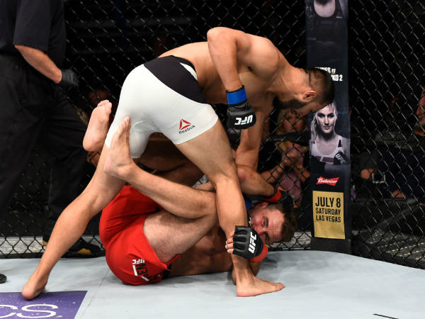 Dominick Reyes announcing himself to UFC