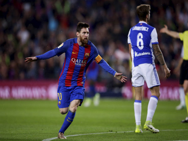File photo: Lionel Messi celebrates File photo: Lionel Messi celebrates