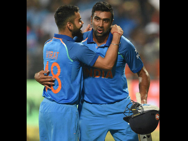 File photo: Kohli (left) with Ashwin File photo: Kohli (left) with Ashwin