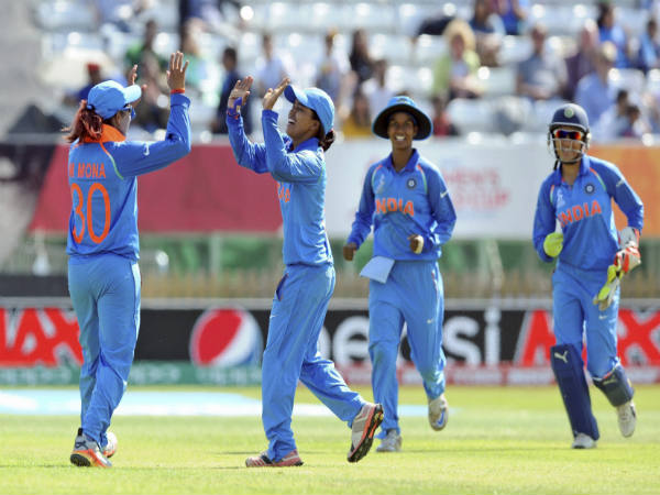 Indian players celebrate