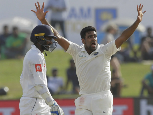 Ashwin (right) appeals for a wicket during Galle Test Ashwin (right) appeals for a wicket during Galle Test