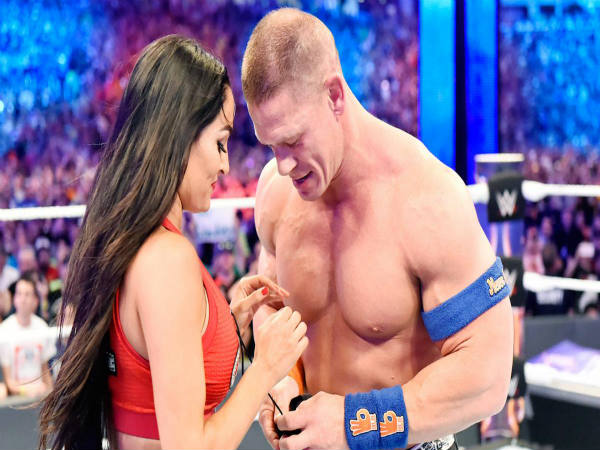 Nikki Bella (left) & John Cena (image courtesy WWE.com) Nikki Bella (left) & John Cena (image courtesy WWE.com)