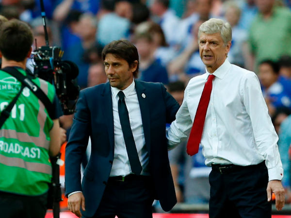 Antonio Conte (left) and Arsene Wenger (Image courtesy: Twitter) Antonio Conte (left) and Arsene Wenger (Image courtesy: Twitter)