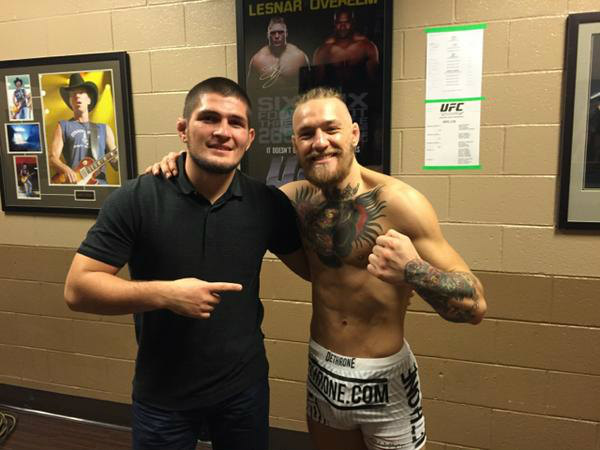 File Photo: Khabib (left) and Conor McGregor File Photo: Khabib (left) and Conor McGregor