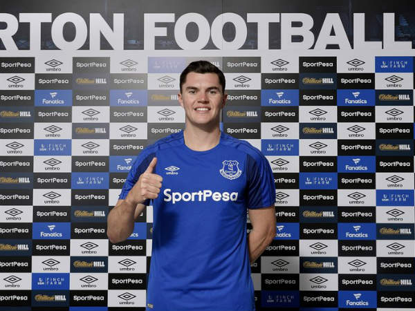 File Photo: Michael Keane in Everton colours (Image Courtesy: Everton FC website)