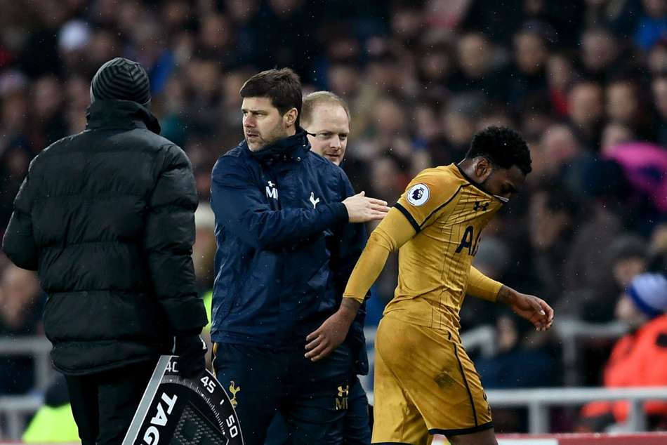 Mauricio Pochettino and Danny Rose Mauricio Pochettino and Danny Rose