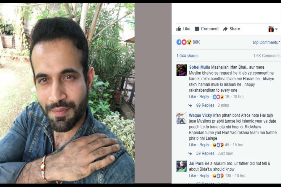Irfan Pathan attacked by fanatics for wearing rakhi