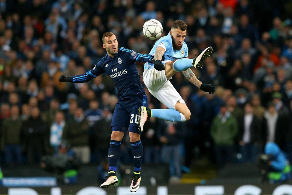 Stoke City's new signing Jese Rodriguez (left) during his Real Madrid days