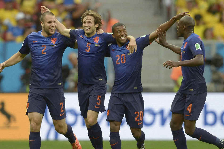 Daley Blind, second left Daley Blind, second left