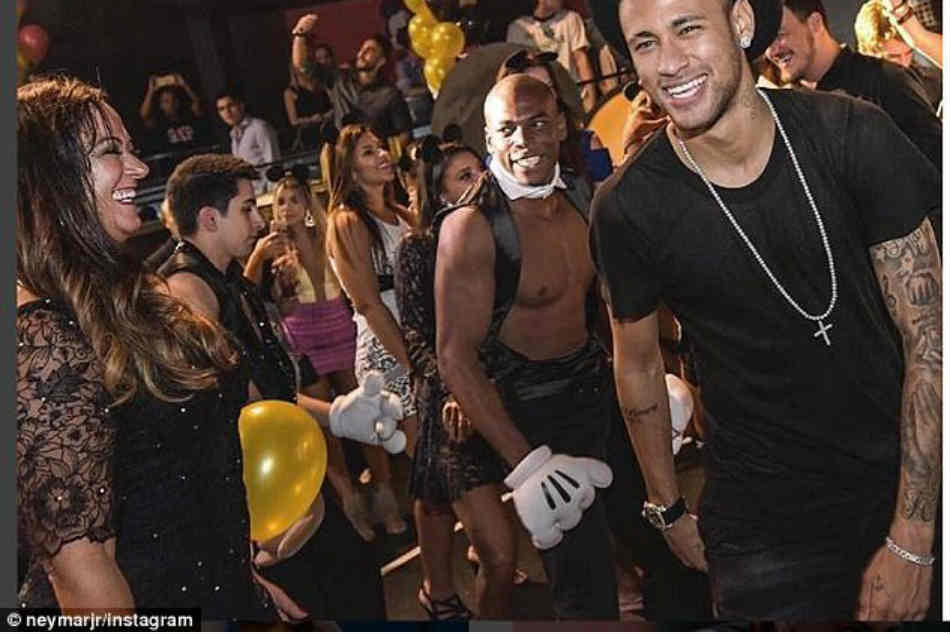 Don't go by this party image. He can be angry