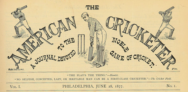 Cricket in America: A 19th century account