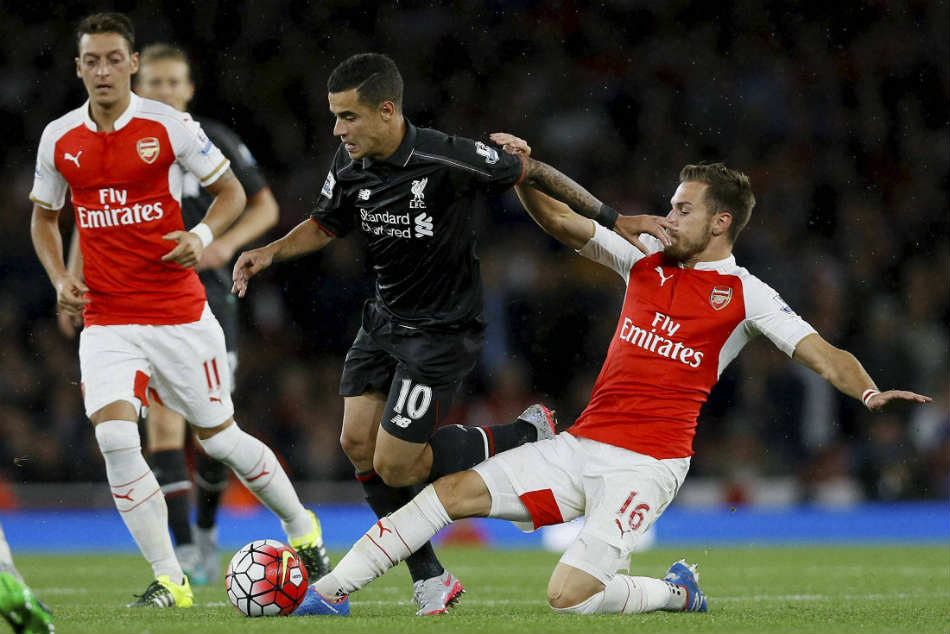 Philippe Coutinho (in black) Philippe Coutinho (in black)