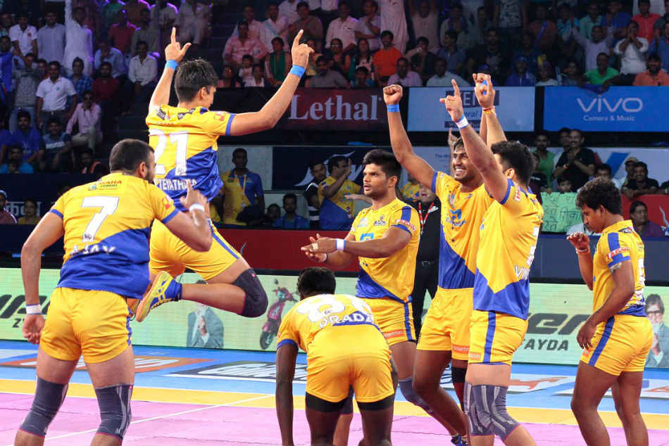 Tamil Thalaivas edge UP Yoddha Tamil Thalaivas edge UP Yoddha