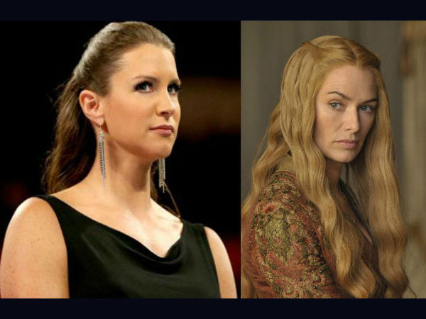 #6. Stephanie McMahon & Cersei Lannister