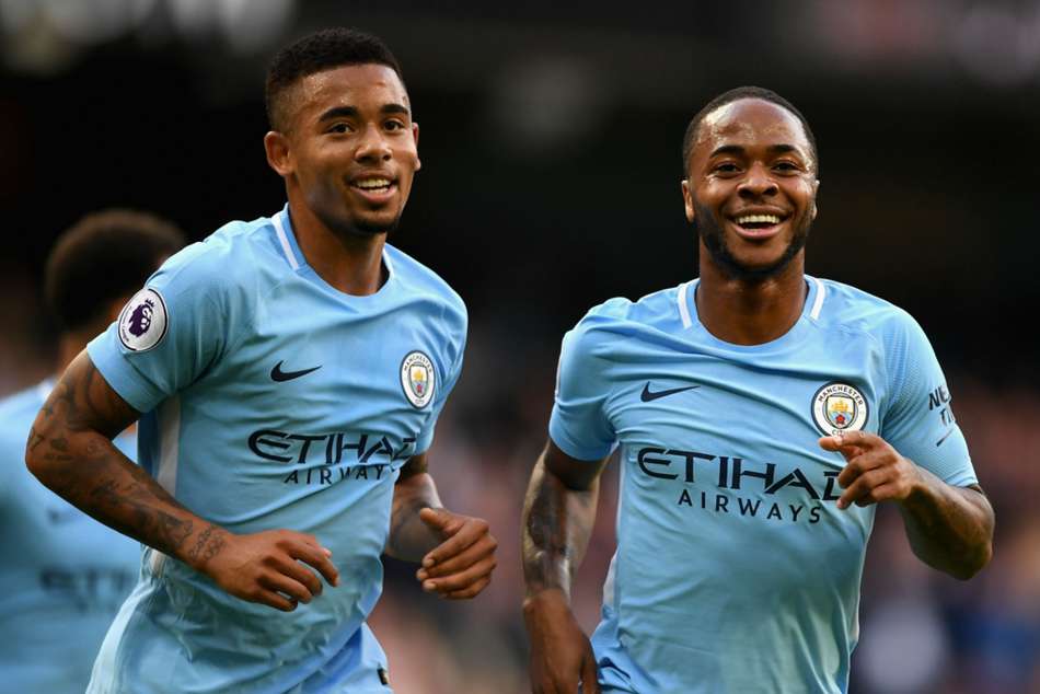 Gabriel Jesus and Raheem Sterling Gabriel Jesus and Raheem Sterling