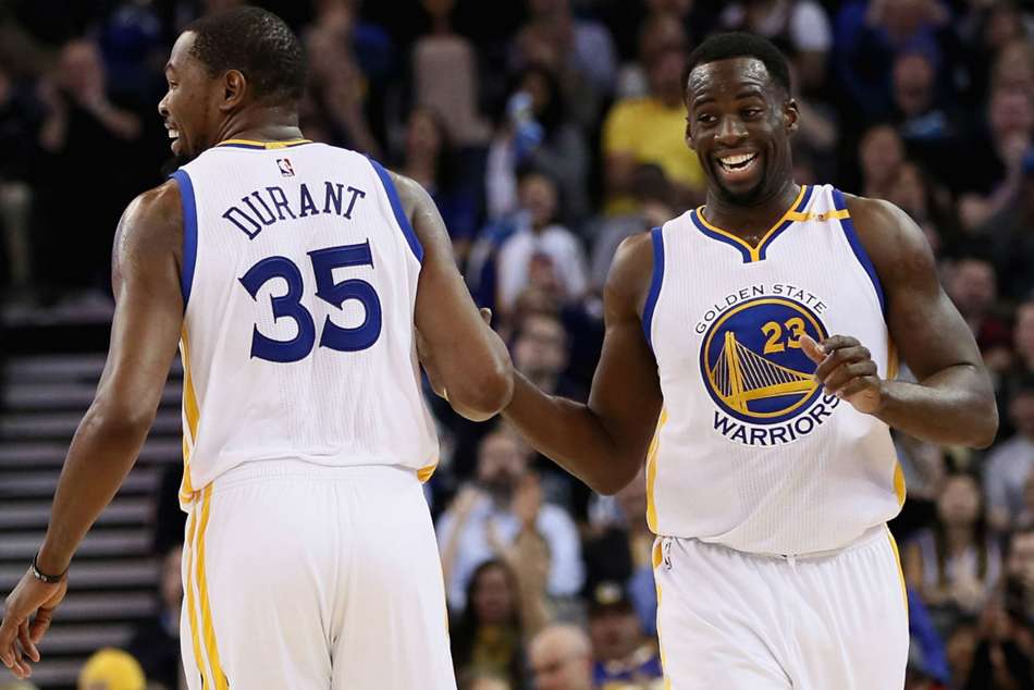 Draymond Green and Kevin Durant Draymond Green and Kevin Durant